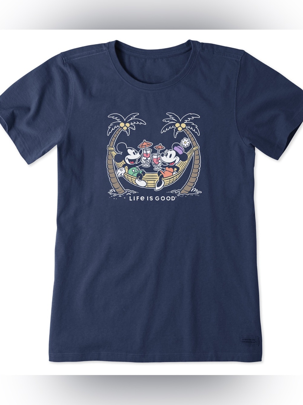 Life is Good Mickey & Minnie Tropical Cheers Tee -Size XXL